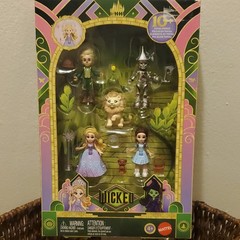 Mattel Wicked Oz Story Set Boxed Figures Dorothy Tin Man Scarecrow Glinda 4+