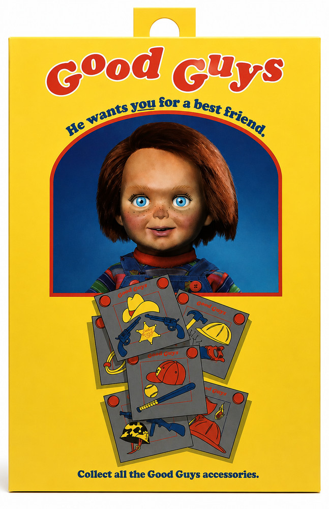NECA 4” Child’s Play Ultimate Chucky Horror Action Figure Good Guys