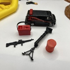 Vintage 1983 Galoob A-Team 3¾” Action Figure Headquarters Set w/ accessories