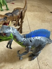 Jurassic Park Mattel Dinosaurs Toy Figures LOT (15) Some Mechanical SOUND/LIGHTS