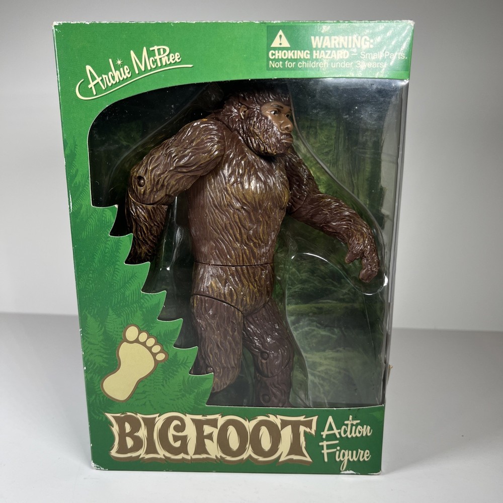 NEW Archie McPhee BIGFOOT Action Figure Accoutrements 7.25″ Cryptid Toy NIB