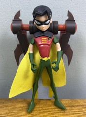 2007 Mattel DC Batman Shadow Tek Flamethrower Robin Action Figure 4.5” Loose