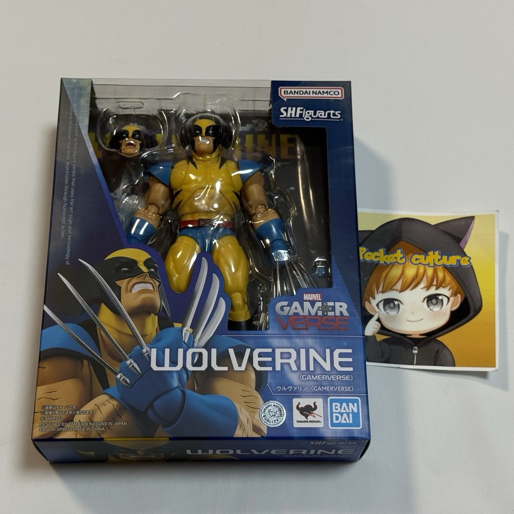 S.H.Figuarts Wolverine GAMERVERSE Marvel TAMASHII NATIONS Bandai in stock