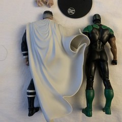 McFarlane Lord justice Superman, Green lantern Simon Baz pristine condition