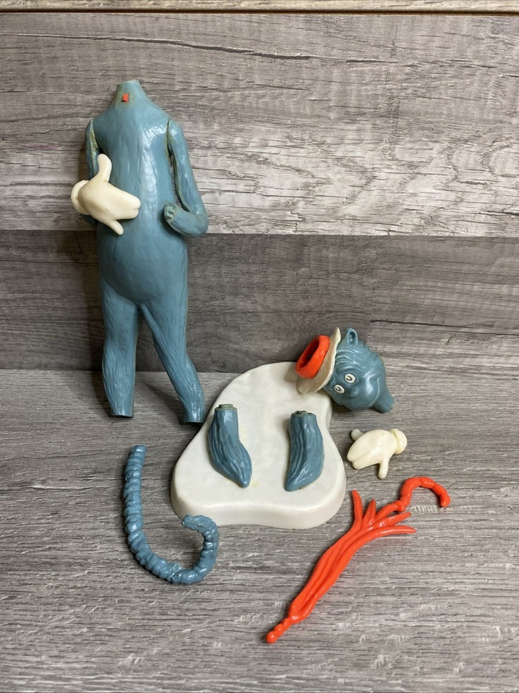 Vintage 1959 Cat In The Hat Dr. Seuss Revell PARTS AND REPAIR ONLY Incomplete