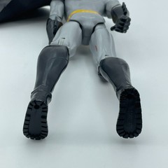 DC COMICS Batman Action Figure Gray Black Cape Yellow Belt Poseable 12in 67800