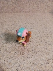Paw Patrol The Movie Liberty Dachshund Figure Dog Puppy 2″ Pink Blue Mini Toy