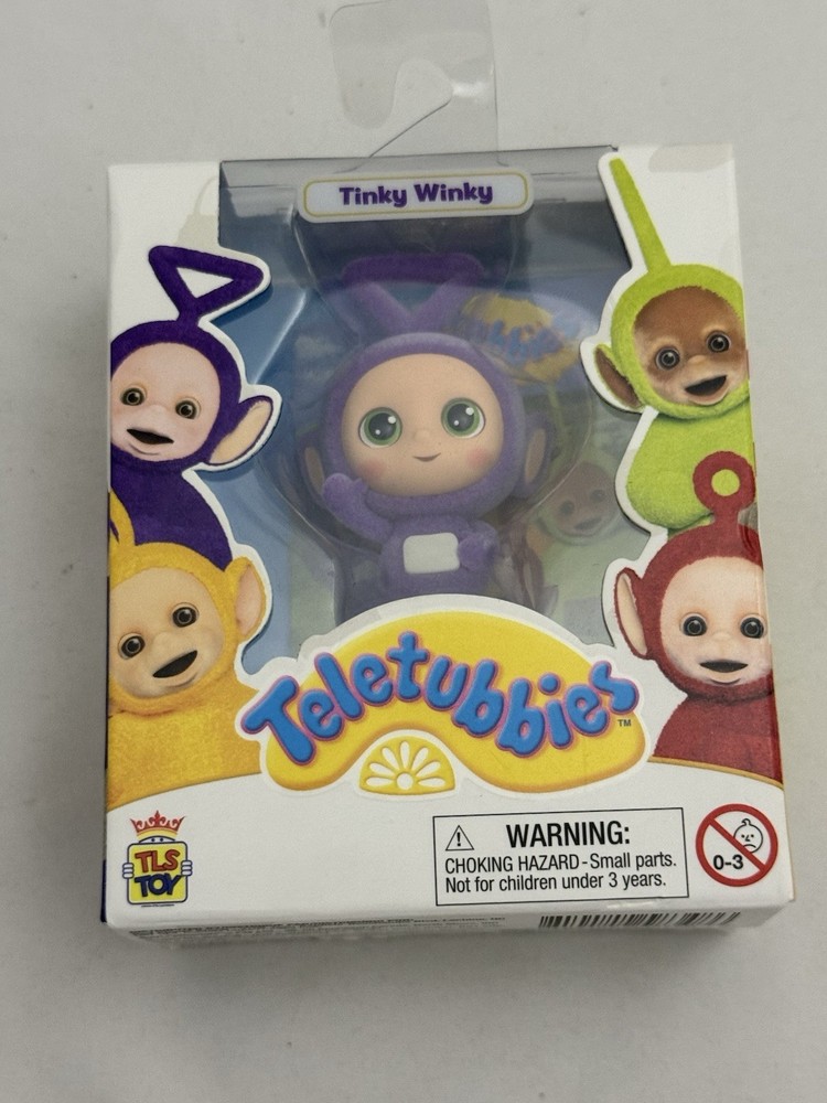 Teletubbies Tinky Winky Glow in the Dark 2.5″ Figure CheeBee Toy Collectible New