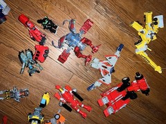 Transformer / Power Ranger / Toy Lot – Parts and Pieces EUC see photos