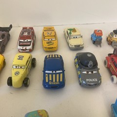 Disney Pixar Cars 37 Mixed Die Cast Vehicle Lot! Race Cars Trucks Forklifts Cars