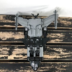 Brave DX Yuusha Fighbird Granbird Galaxy Defender Transformer Robot Vintage Worn