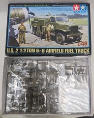 Tamiya #32579 1/48 US Airfield Fuel Truck Plastic Model Kit. New See, Ad. (F38)