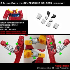3D DIY Filler Upgrade Kits For SS86/Legacy/Shattered Glass/Generations Selects