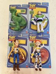 Toy Story 5 Complete Set Woody Buzz Lightyear Jessie Rex Playscale Pixar Lot
