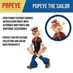 Popeye the Sailor Man – Popeye Classics Action Figure: Boss Fight Studio Llc