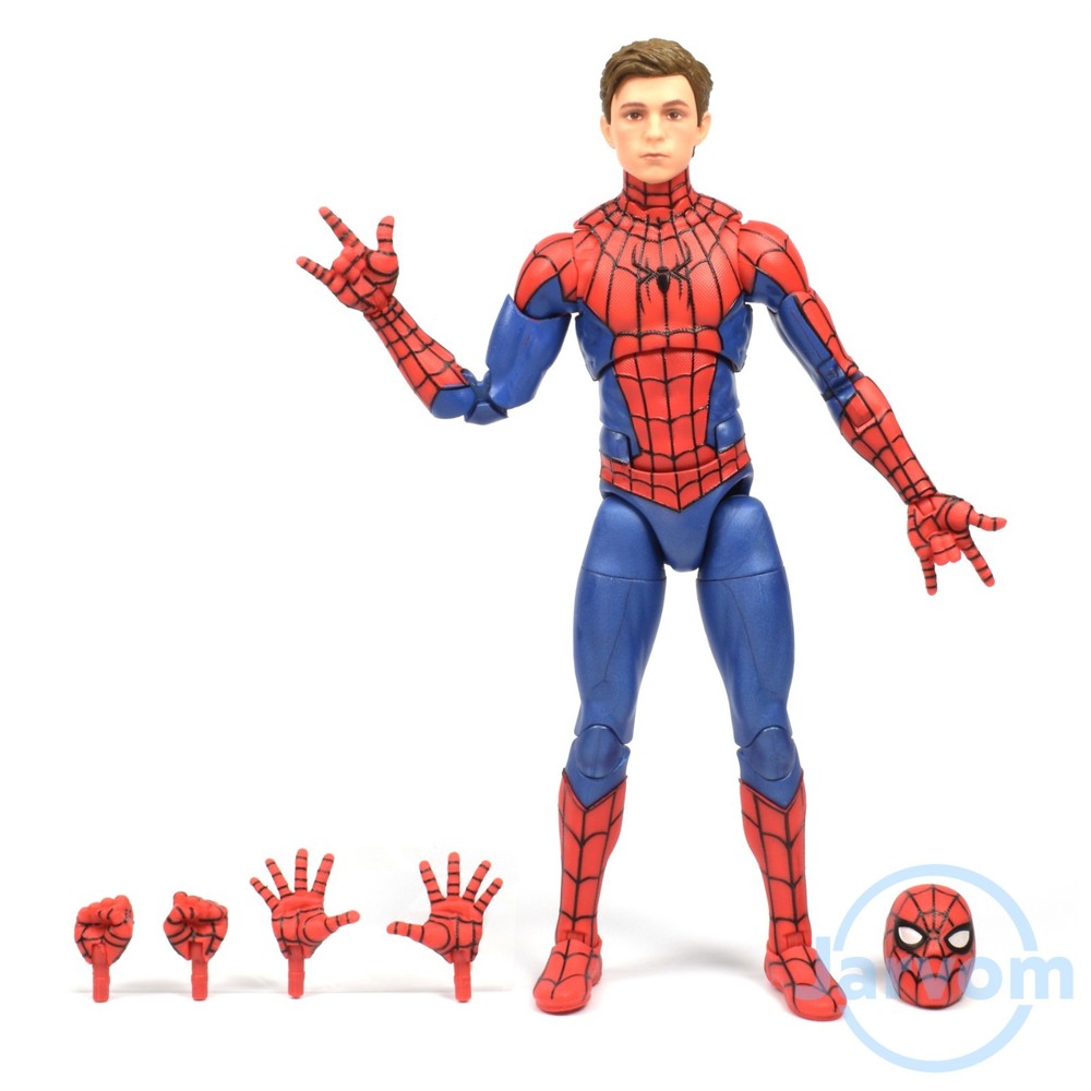 Marvel Legends 6″ Inch No Way Home Tom Holland Unmasked Spider-Man Complete