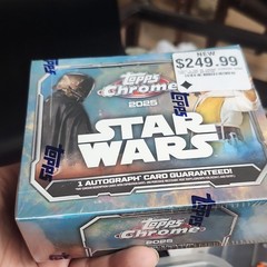 2025 Topps Chrome Star Wars Blaster box lot