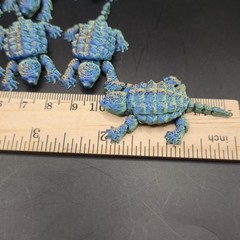 2″ Baby Snapping Turtle Figure 3D Printed Novelty Multi Color – 1PC