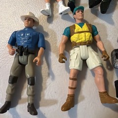 Jurassic Park/world Humans set Of 9 Adults And 1 kid