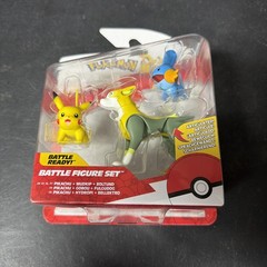 Pokemon PIKACHU MUDKIP & BOLTUND Battle Action Figure Set 2021 NEW NIP