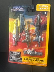 Final Faction Alpha Team 1, Weapons Pack HEAVY ARMS, New Sealed