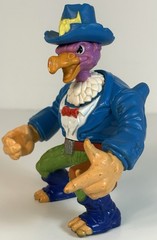 Hasbro BOOT HILL BUZZARD 1991 Wild West Cowboys of Moo Mesa Vintage W/ Hat 4.5″