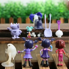 9PCS Vampirina Girl Mini Figure Collection Toy 7cm For Children Gifts