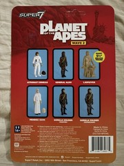 Lot Of 4 Planet Of The Apes Super 7 Reaction Figures Lawgiver Statue Mendez XXVI