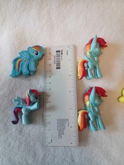 MLP My Little Pony Ponies Lot Of 6 Rainbow Dash And More