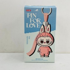 POP MART Labubu The Monsters Pin For Love Series Mini Vinyl Plush Doll Pendant W