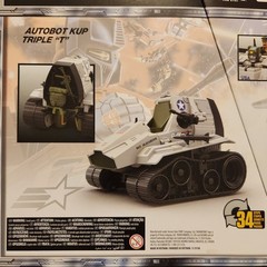 Transformers Autobot Kup Triple T G.I. Joe Sgt. Slaughter Leatherneck Box Damage