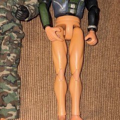 G.I. Joe Vintage 12” Hasbro Action Figure Camo Uniform Soldier Action Man x 3