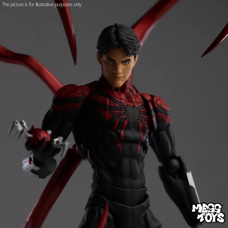 New Mess Toys Superior Spider Man Ultimate Neighbor Kaine Peter Parker Messtoys