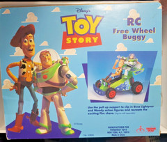 Rare 1996 Disney’s Toy Story RC Free Wheel Buggy – Thinkway Toys – NIB