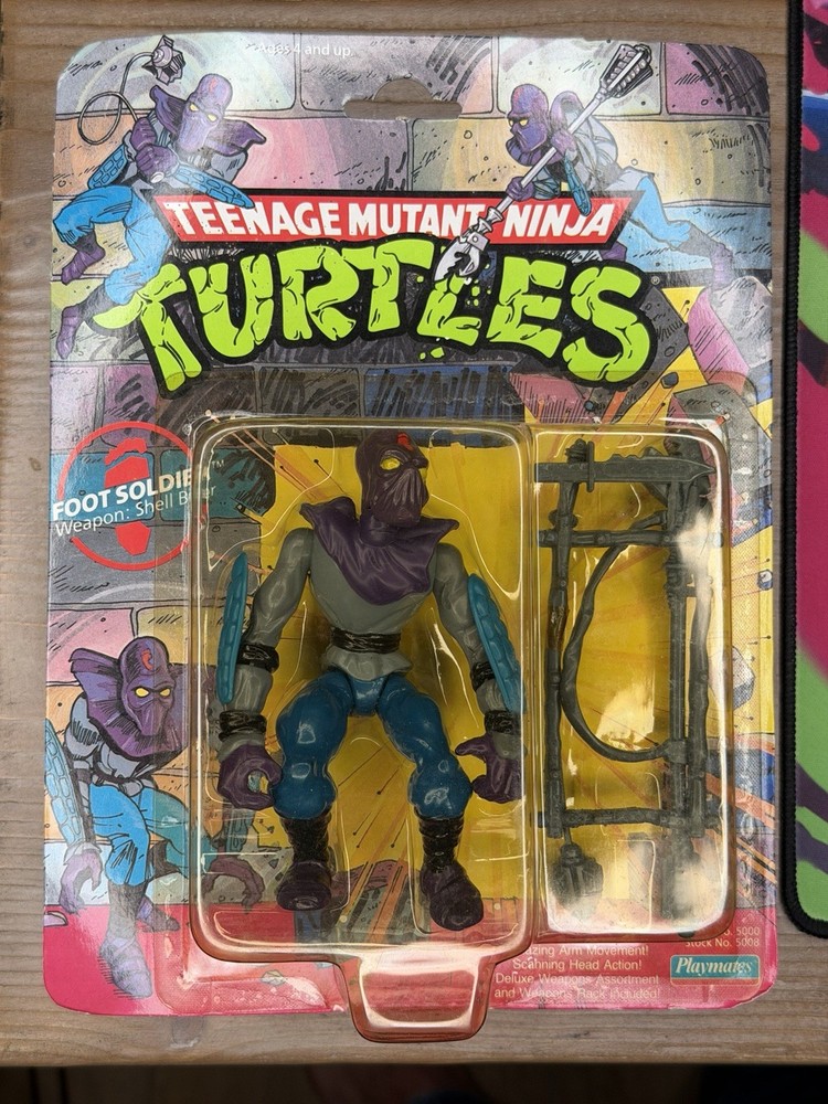 Foot Soldier 10-Back Teenage Mutant Ninja Turtles TMNT 1988 Playmates NEW SEALED