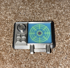 Custom Glow-in-the-Dark targeting computer for Origins Collector Vehicle