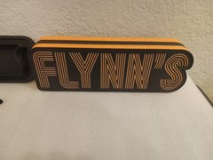 Retro Tron Flynn’s logo light box sign for vintage tron collection display