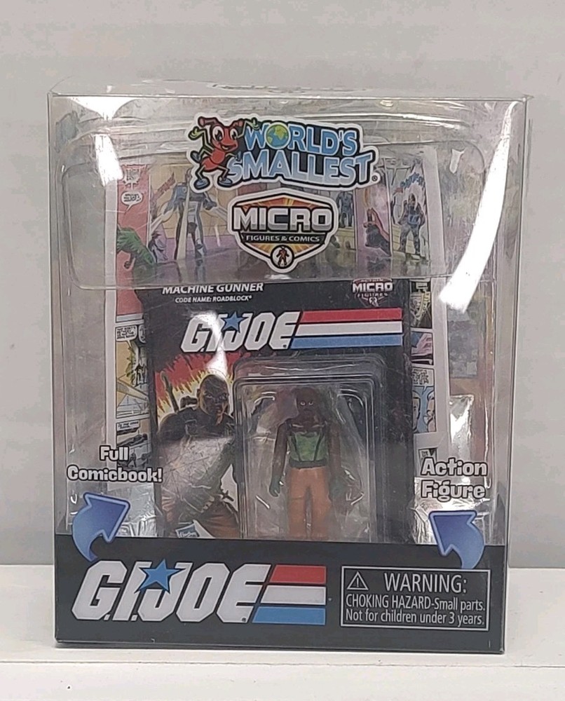 GI Joe Machine Gunner Micro World’s Smallest Figure Super Impulse 2022 Sealed