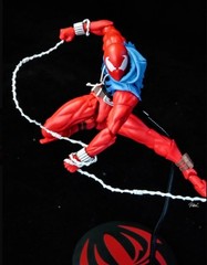 New Mess Toys Scarlet Hero Spider-Man Blue Suit 1/12 Action Figure in Stock Gift