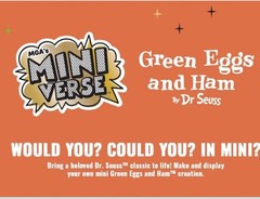 MGA Miniverse SPECIAL EDITION Dr. Seuss™ GREEN EGGS and HAM, LIMITED, EXCLUSIVE