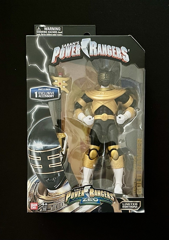 Power Rangers Zeo BanDai America Legacy Gold 6 Inch Jason Trey Triforia