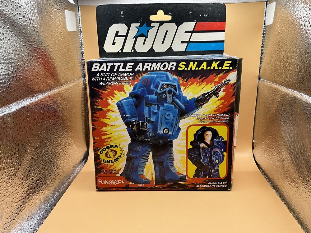 GI JOE Funskool S.N.A.K.E. Armor Sealed Unused Contents 100% Complete W/Box & BP