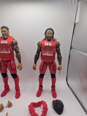 WWE Elite Jimmy and Jey Uso Series 106 Wrestling Action Figure: Bloodline Gear