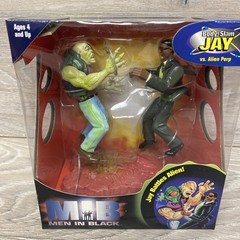 Men In Black Action Figures Jeebs Mikey Jay MIB Galoob 1997 Vintage Lot of 3