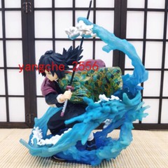Demon Slayer Tomioka Giyuu Anime Peripherals Figure Ornaments PVC Collection NEW