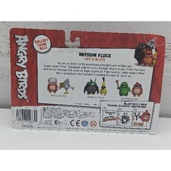 Angry Birds Mission Flock Pack Red Silver Figures Sealed New Collectible