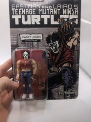 Casey Jones Comic Color TMNT Wave 11 ReAction Figure Brand New