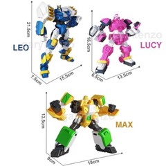 Miniforce Super Dino Power 2 SUPER TYRAKING T-Rex Dinosaur Robot Figure Toys