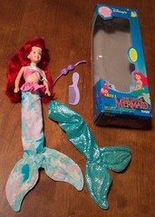 VINTAGE TYCO Walt Disney The Little Mermaid VINTAGE ARIEL 9″ DOLL TOY IN BOX