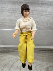 1975 TONKA Mighty School Bus Teen Boy Man & Girl Woman Figures 5″ Set Of 2